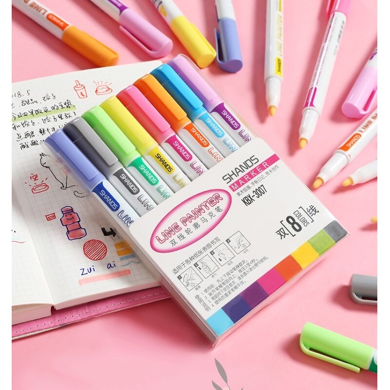 8pcs ¦ ÷  ȭ  Ʈ ׸ Ŀ ̳ ׸ ׸ ϱ ٹ ̶Ʈ б F6095
